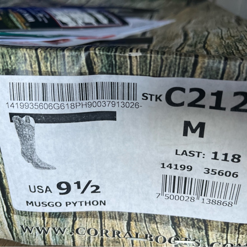 Corral Musgo Python women’s boot - Picture 4 of 4